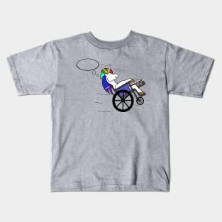 Disabled Unicorn - DIY Bubble Kids T-Shirt